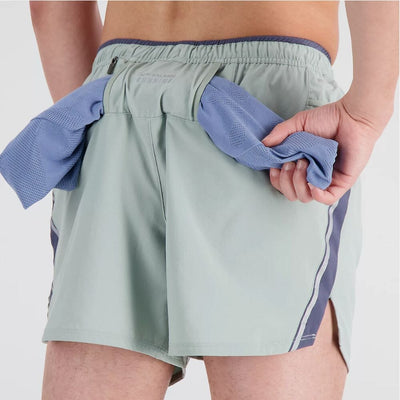New Balance Men's Impact Run 5 Inch Short Men's Bottoms - BlackToe Running#colour_juniper