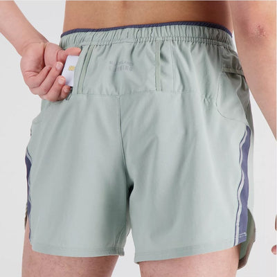 New Balance Men's Impact Run 5 Inch Short Men's Bottoms - BlackToe Running#colour_juniper