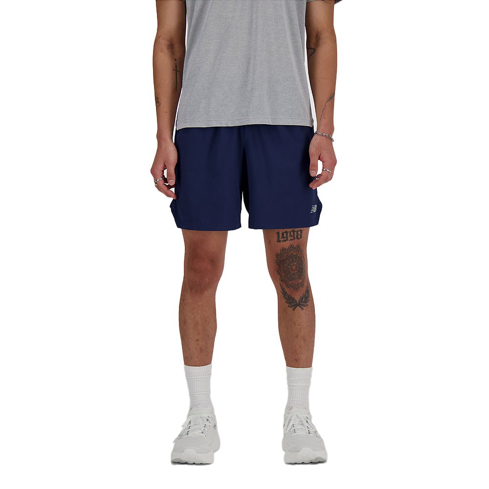 New Balance Men's RC Short 7" - BlackToe Running#colour_nb-navy