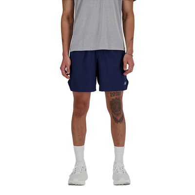 New Balance Men's RC Short 7" - BlackToe Running#colour_nb-navy