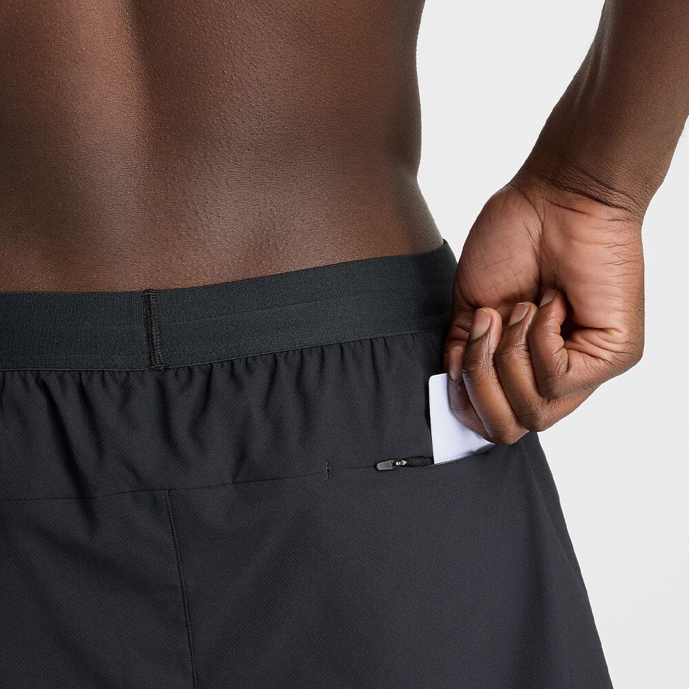 New Balance Men's AC Lined Short 5" - BlackToe Running#colour_black