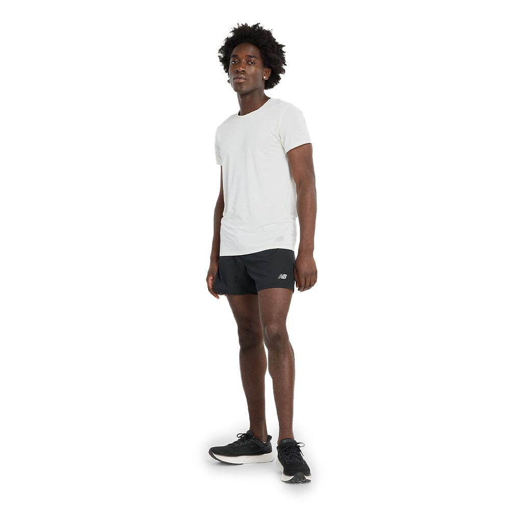 New Balance Men's AC Lined Short 5" - BlackToe Running#colour_black