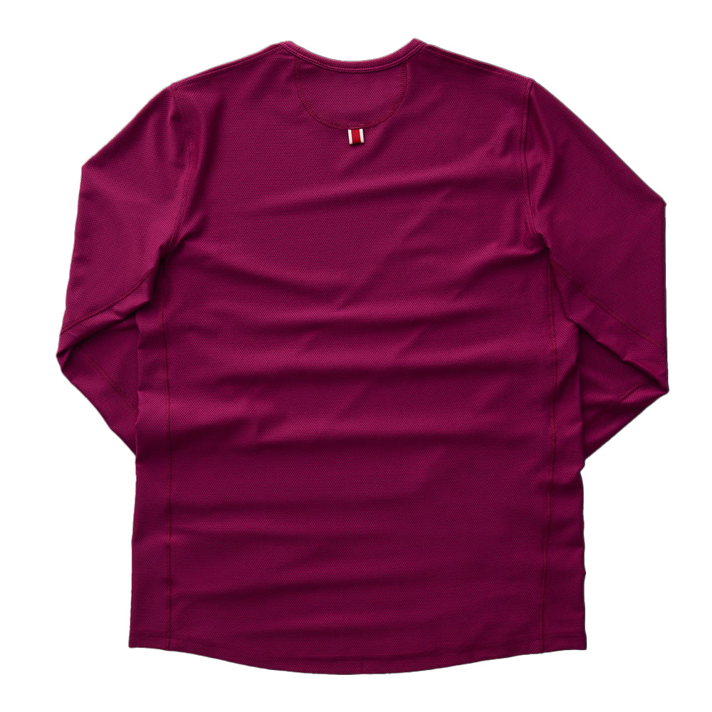 Tracksmith Men's Van Cortlandt Long Sleeve Men's Tops - BlackToe Running