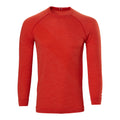 Tracksmith Men's Brighton Base Layer Men's Tops - BlackToe Running#colour_poinciana