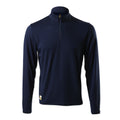 Tracksmith Men's Session Quarter Zip - BlackToe Running#colour_navy