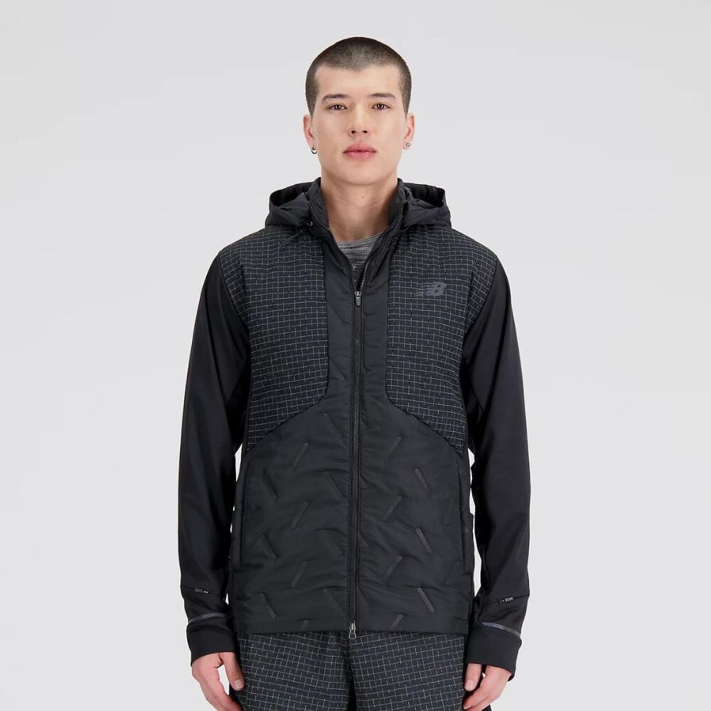 New Balance Men's Impact Run Luminous Heat Jacket - BlackToe Running