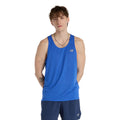 New Balance Men's Athletics Singlet Men's Top - BlackToe Running#colour_blue-gemstone-heather
