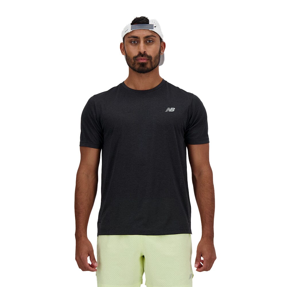 New Balance Men's Athletics T-Shirt - BlackToe Running#colour_black