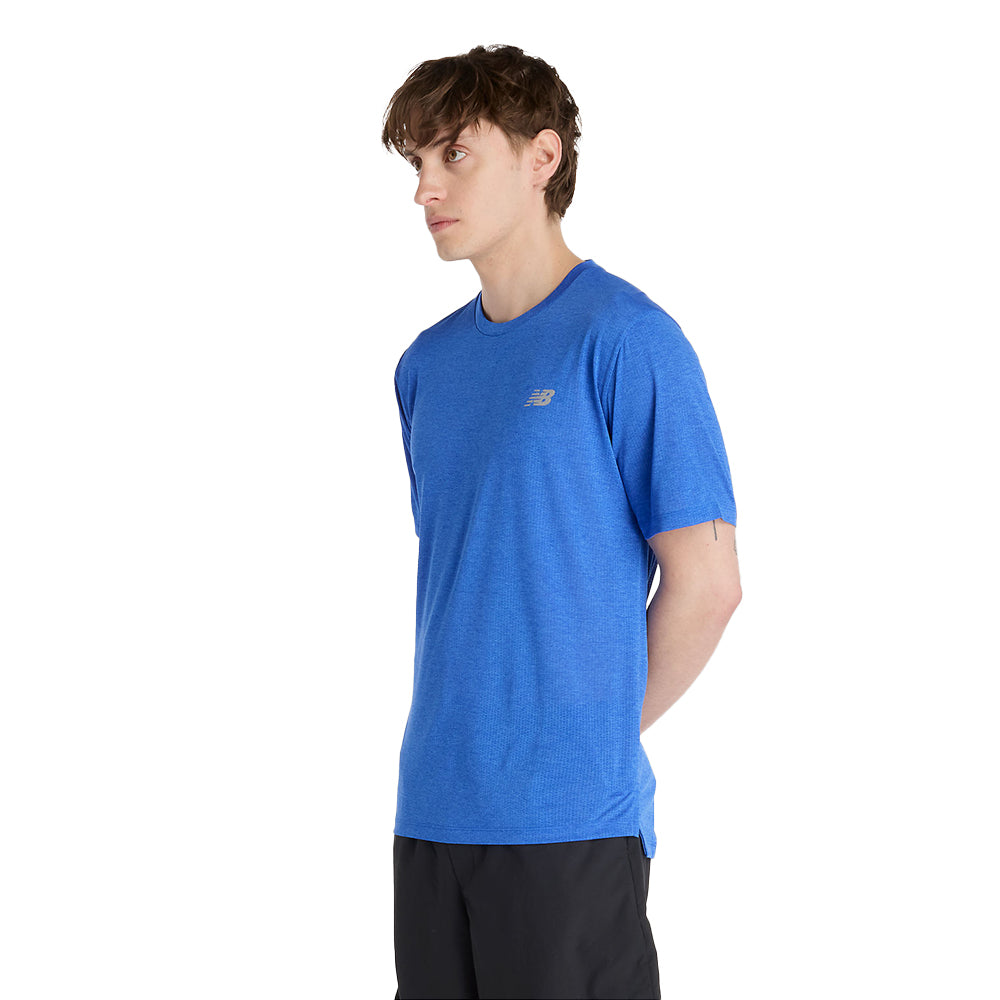 New Balance Men's Athletics T-Shirt - BlackToe Running#colour_blue