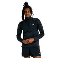 New Balance Men's Athletics Heat Grid 1/2 Zip - BlackToe Running#colour_black