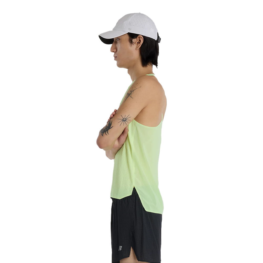 New Balance Men's Race Day Ultra Light Singlet - BlackToe Running