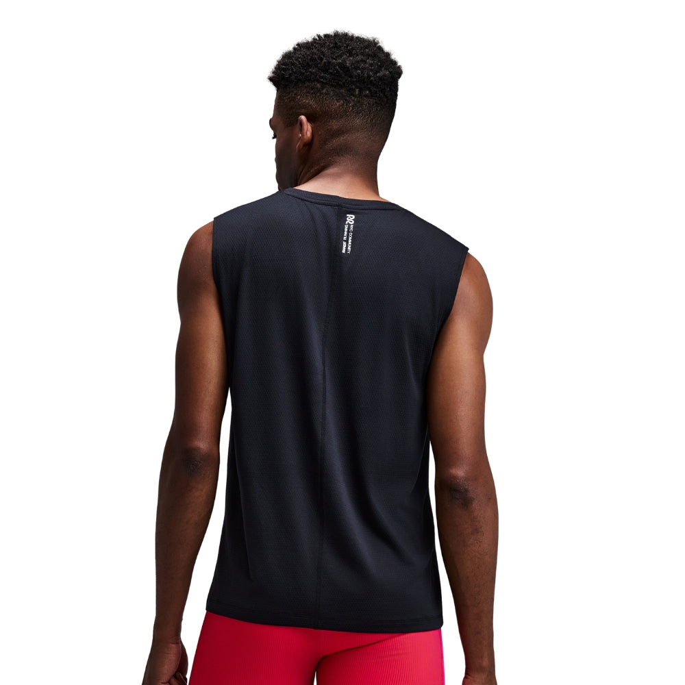 Bandit Running Men's Micromesh Run Tank - BlackToe Running#colour_black