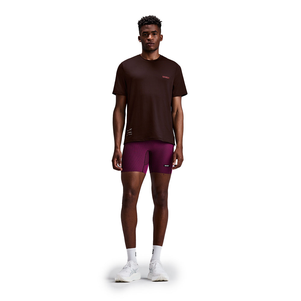 Bandit Running Men's Micromesh™ Short Sleeve Run Tee - BlackToe Running