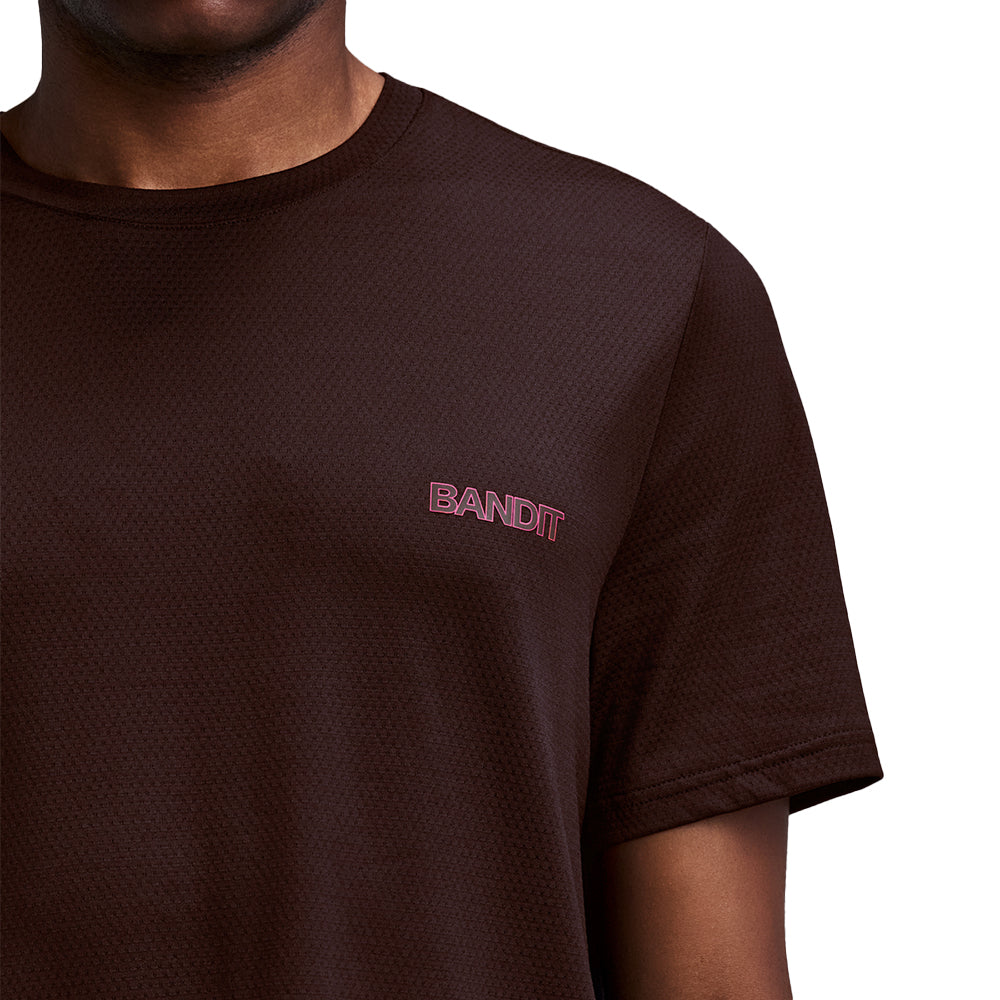 Bandit Running Men's Micromesh™ Short Sleeve Run Tee - BlackToe Running