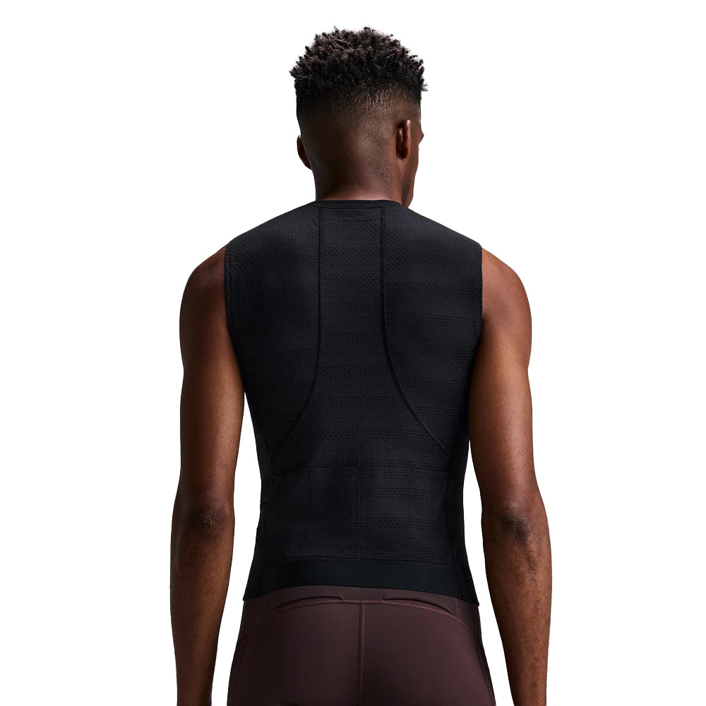 Bandit Running Men's AirKnit Distance Sleeveless Zip - BlackToe Running