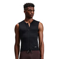 Bandit Running Men's AirKnit Distance Sleeveless Zip - BlackToe Running#colour_black