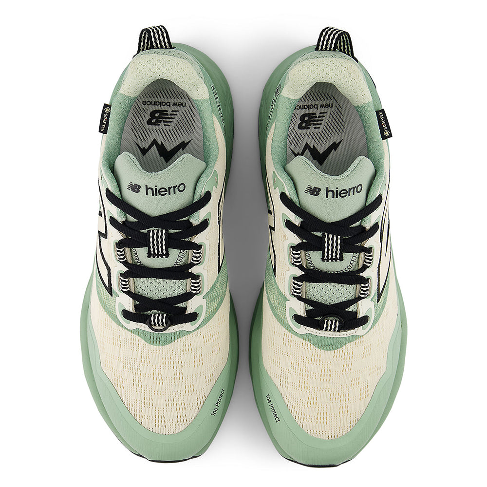 New Balance Men's Fresh Foam X Hierro v9 GORE-TEX® - BlackToe Running#colour_mosaic-green-permafrost