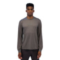 Bandit Running Men's Micromesh™ Reflecto Stitch™ Long Sleeve Tee - BlackToe Running#colour_haze