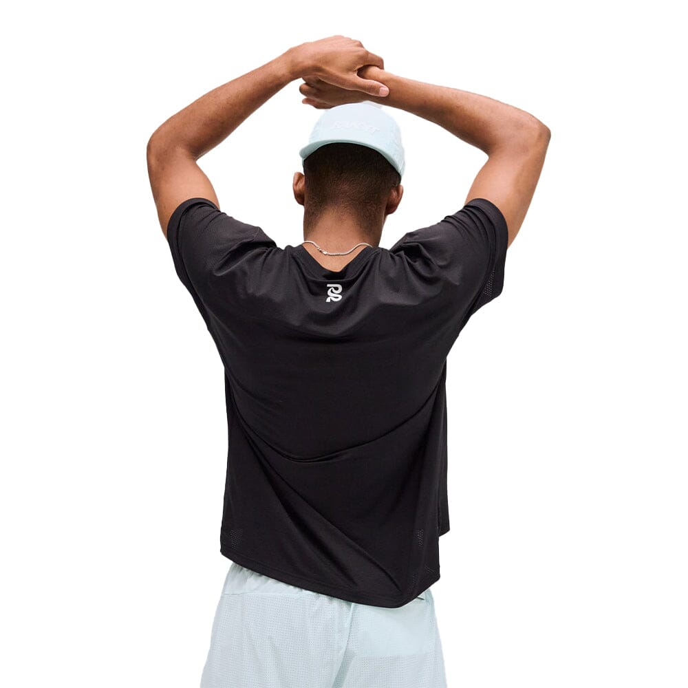 Bandit Running Men's Micromesh™ Run Tee - BlackToe Running#colour_black