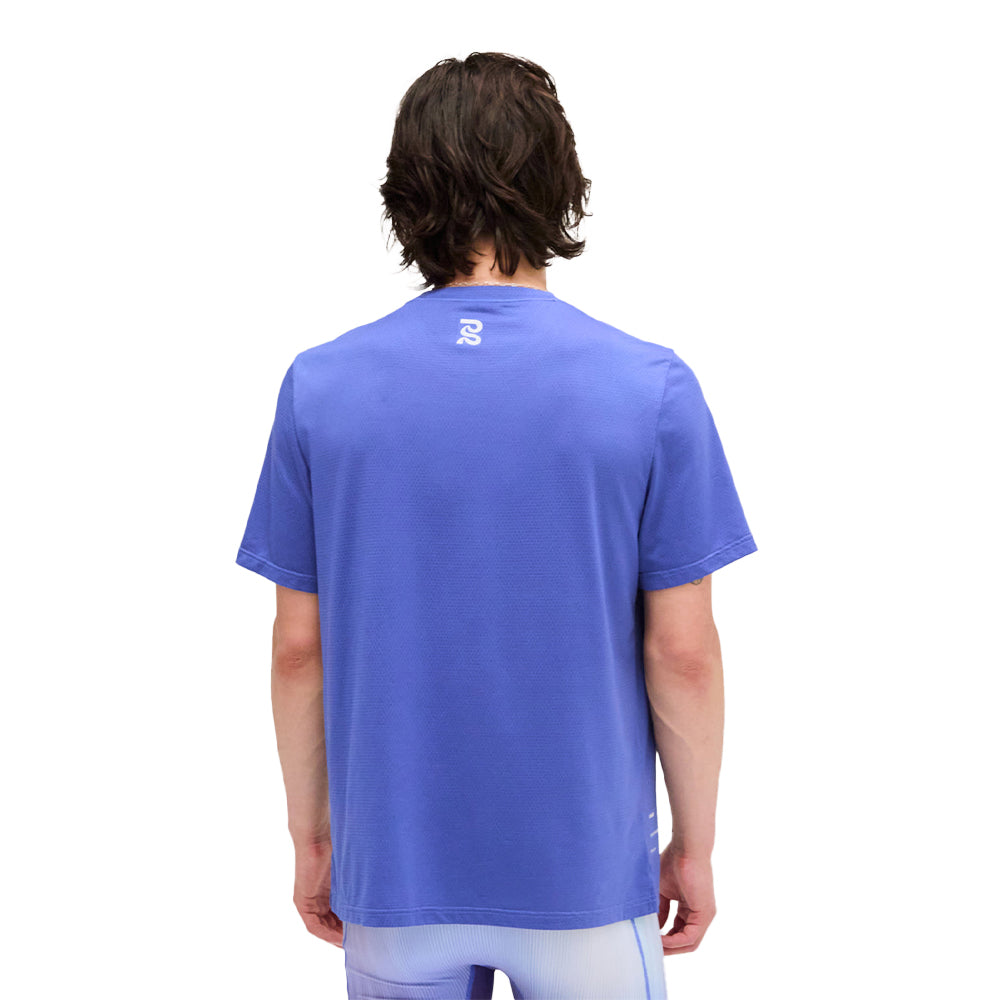 Bandit Running Men's Micromesh™ Run Tee - BlackToe Running#colour_deep-peri-blue