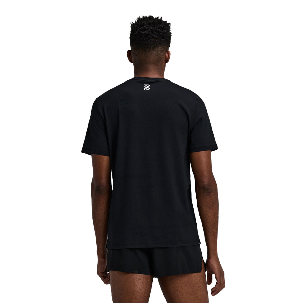 Bandit Running Men's Micromesh™ Run Tee - BlackToe Running#colour_black