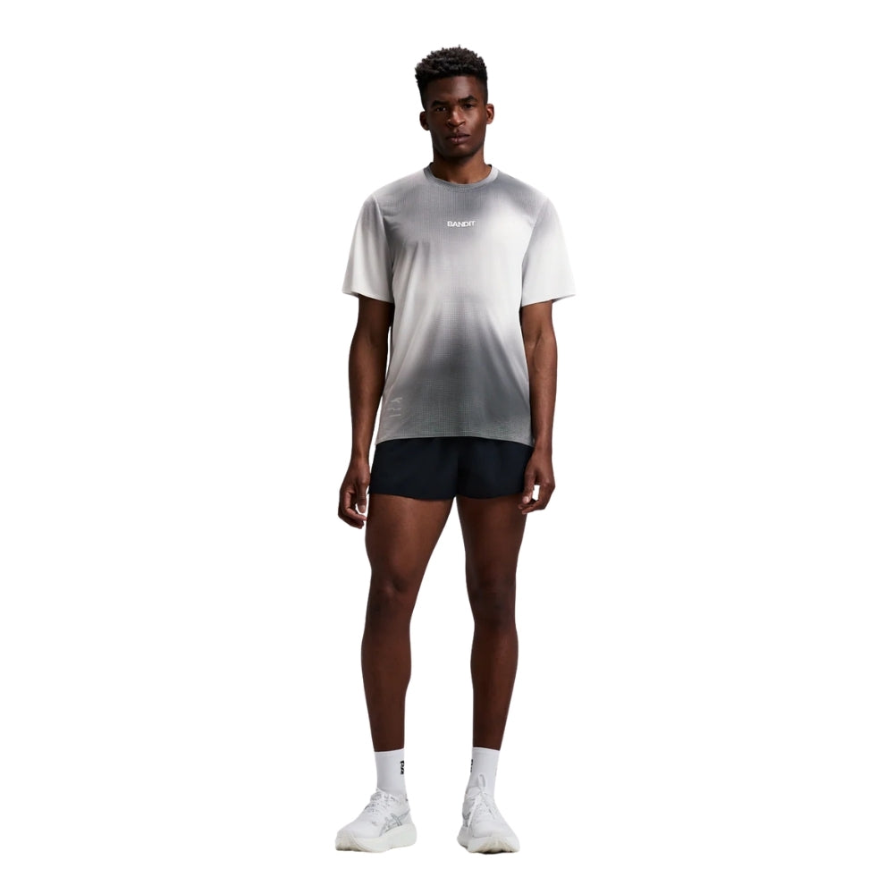Bandit Running Men's Specter™ Performance Tee with Flopack™ - BlackToe Running#colour_slate-multi