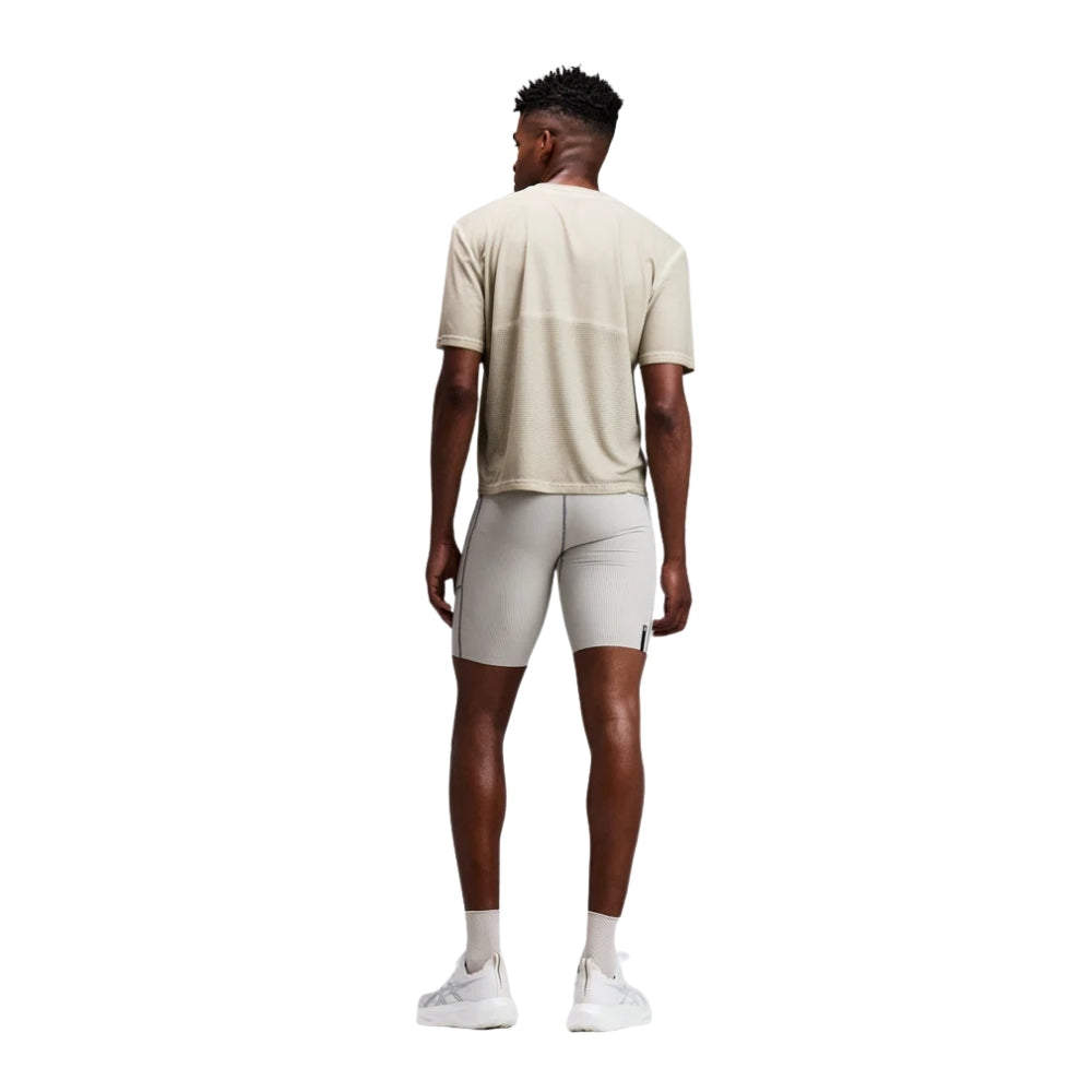 Bandit Running Men's FrioSoft Perforated Box Tee - BlackToe Running#colour_plaster