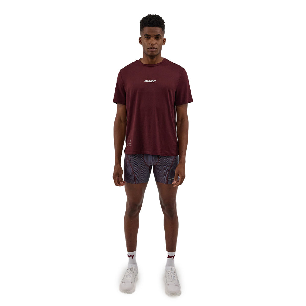 Bandit Running Men's Micromesh™ Run Tee - BlackToe Running#colour_fig