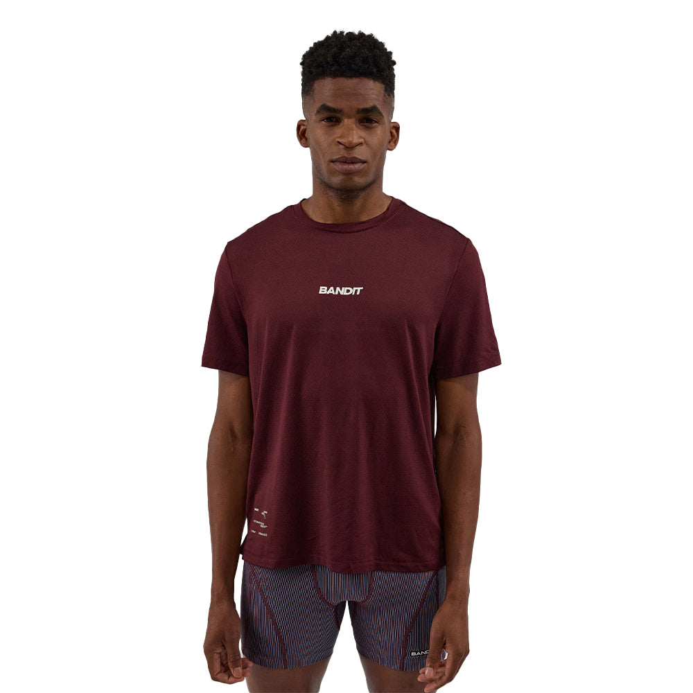 Bandit Running Men's Micromesh™ Run Tee - BlackToe Running#colour_fig