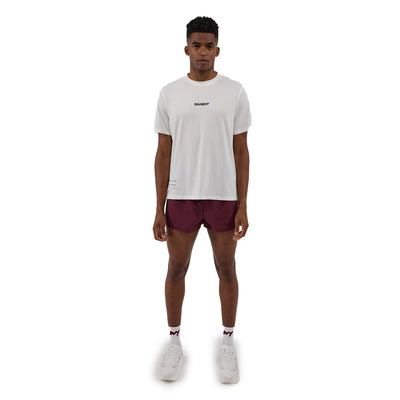 Bandit Running Men's Micromesh™ Run Tee - BlackToe Running#colour_white
