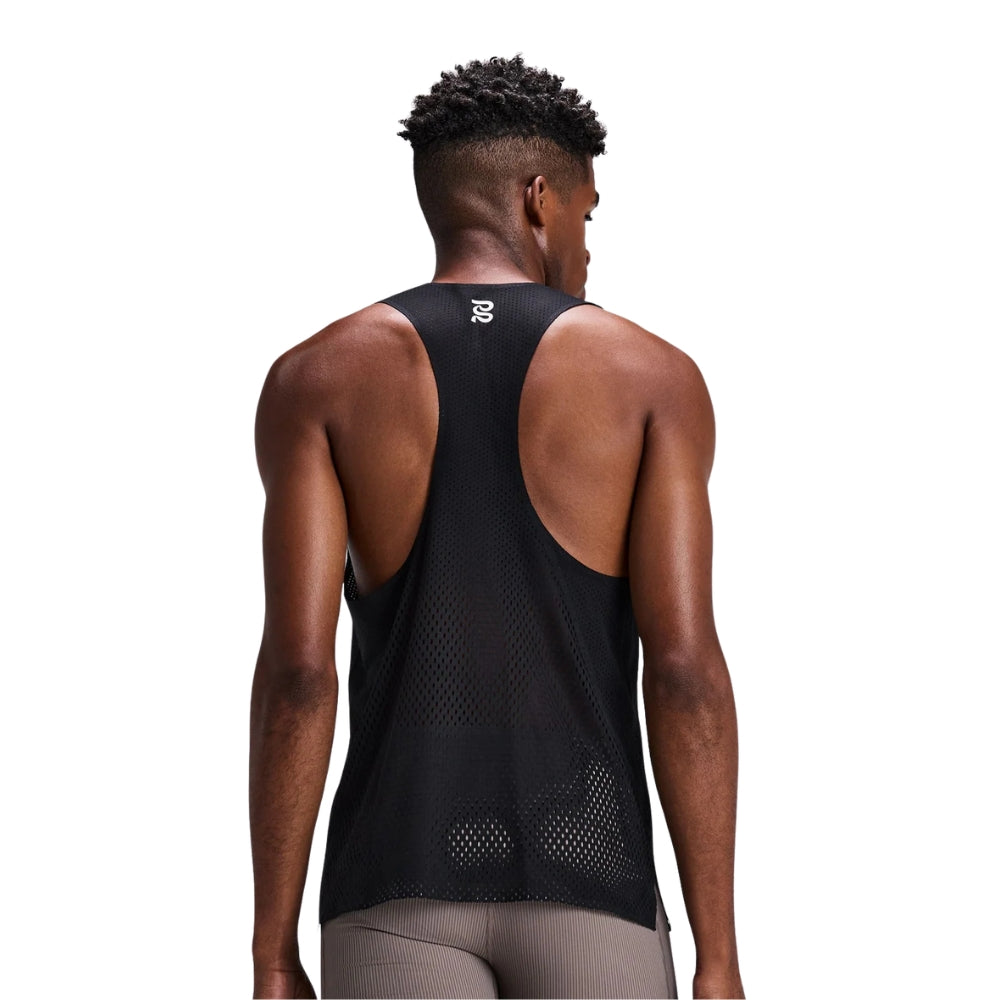 Bandit Running Men's Shredder™ Race Singlet with Flopack™ - BlackToe Running#colour_black