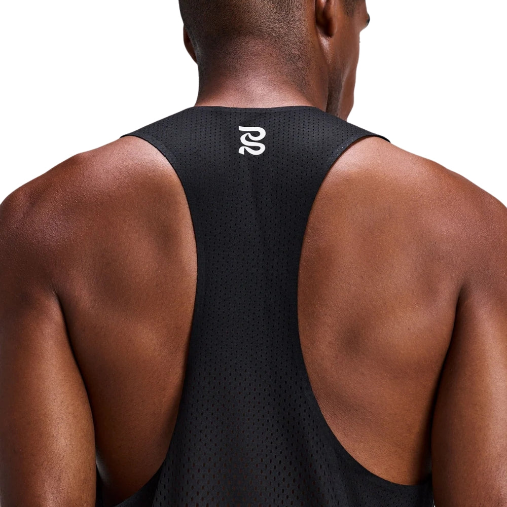 Bandit Running Men's Shredder™ Race Singlet with Flopack™ - BlackToe Running