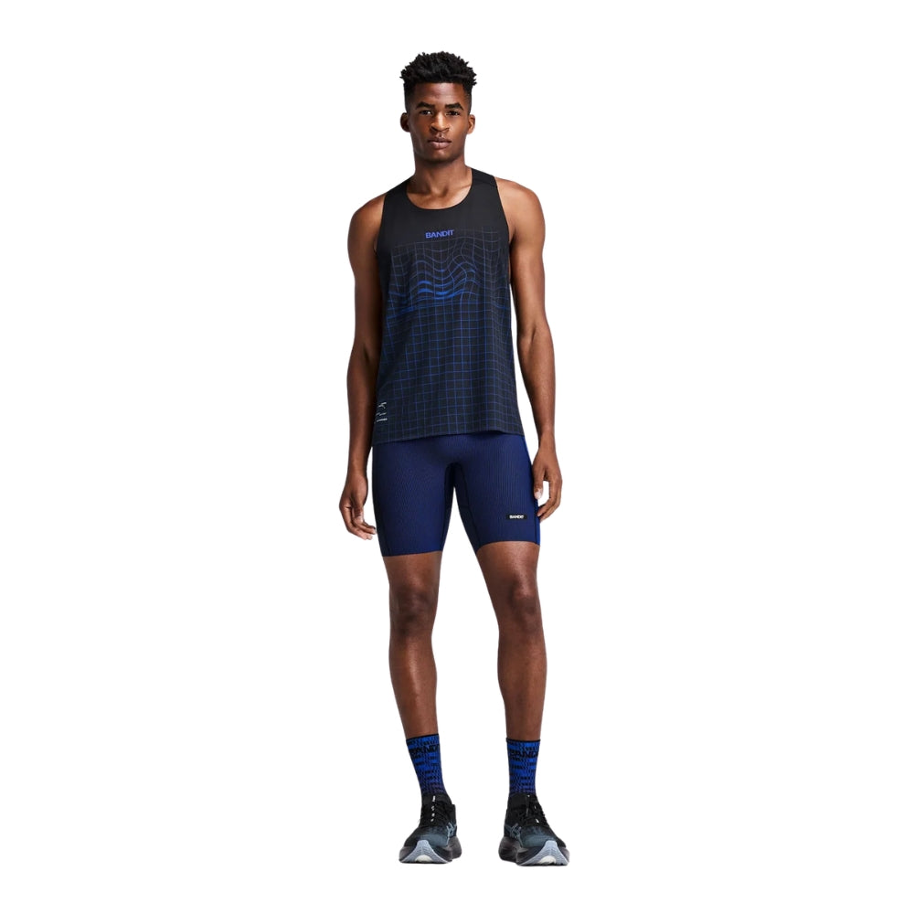 Bandit Running Men's Specter™ Race Singlet with Flopack™ - BlackToe Running