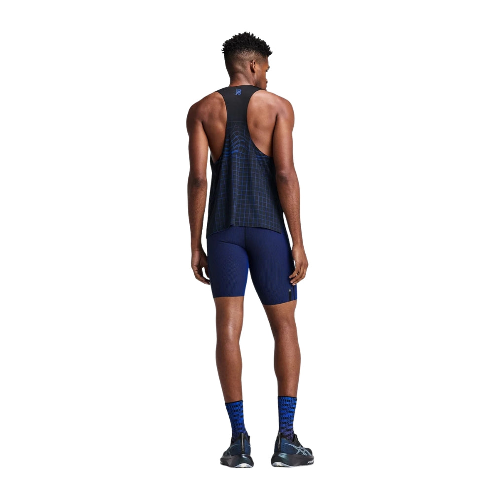 Bandit Running Men's Specter™ Race Singlet with Flopack™ - BlackToe Running#colour_bauhaus-blue