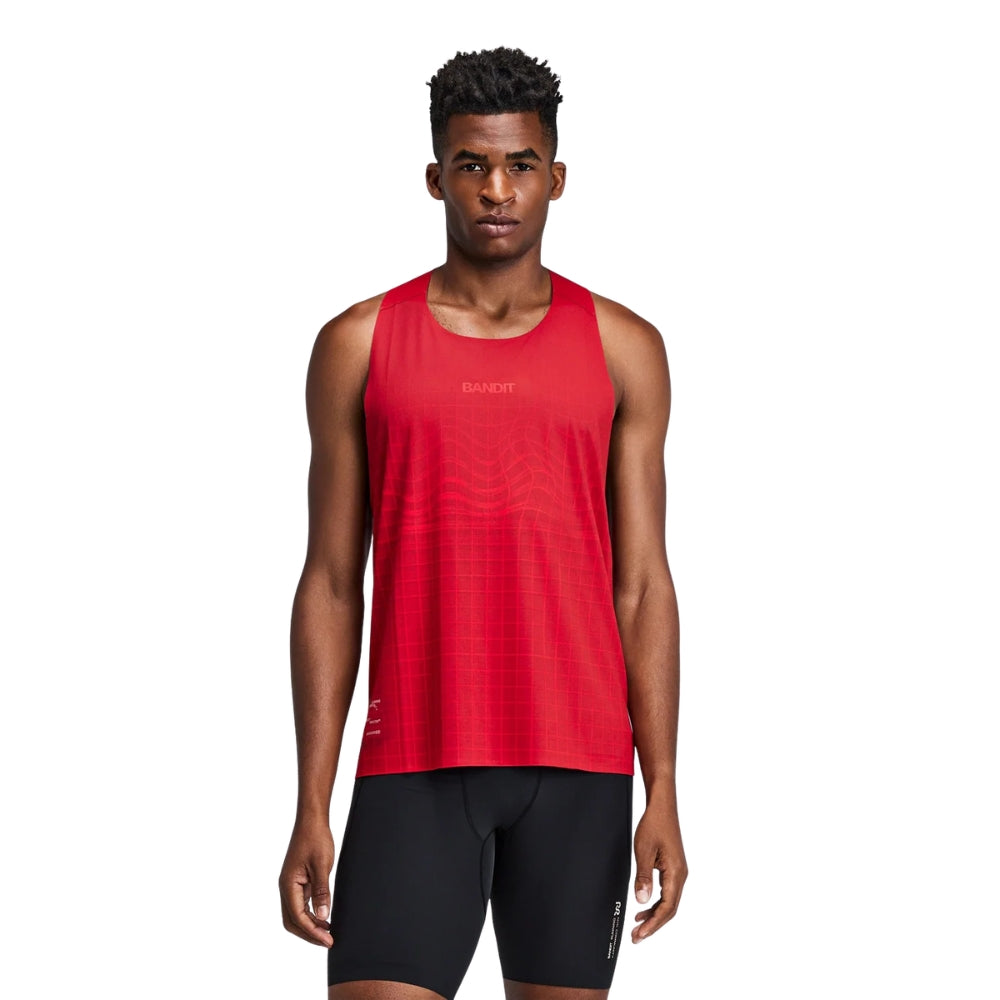 Bandit Running Men's Specter™ Race Singlet with Flopack™ - BlackToe Running