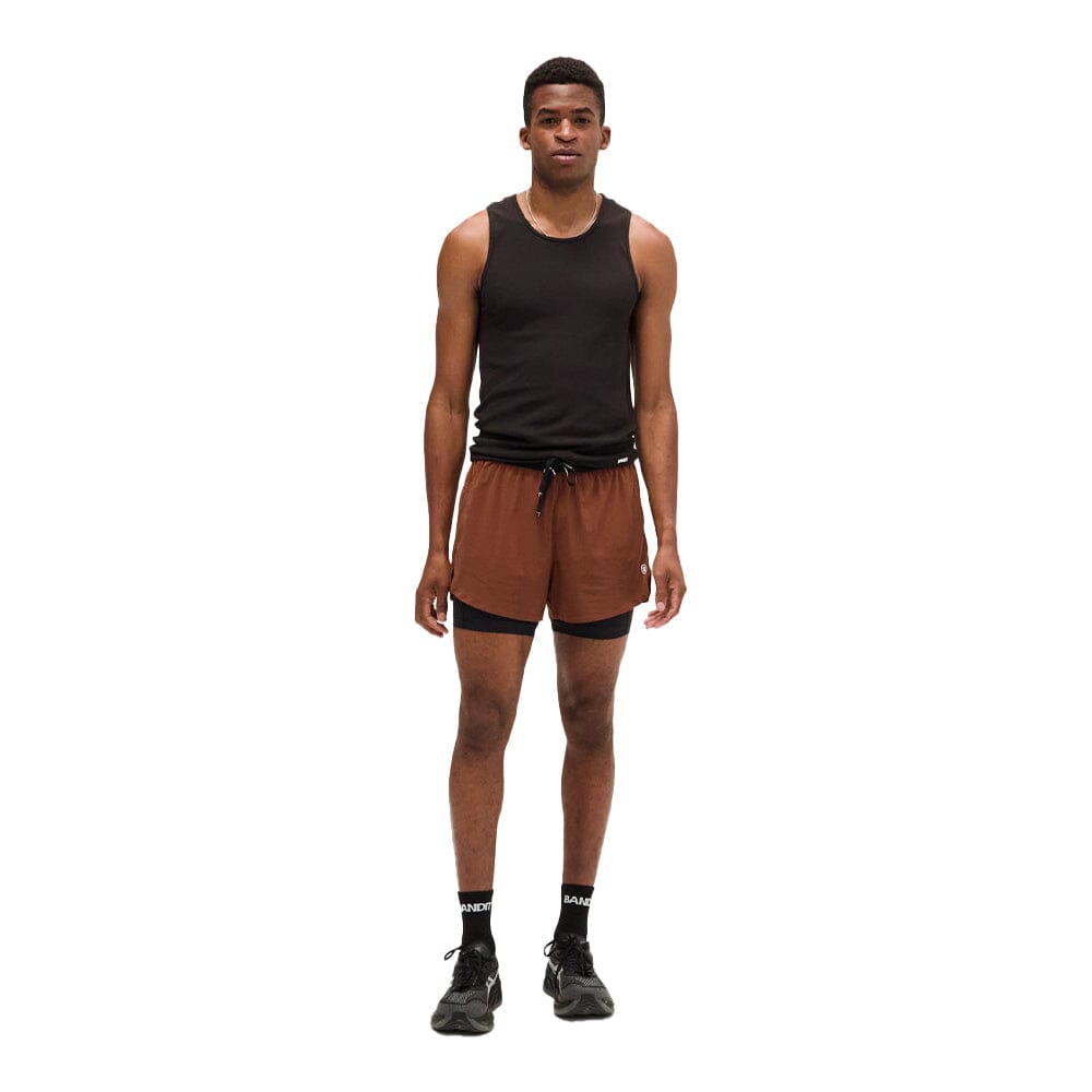 Bandit Running Men's Tassarib Vituccio Performance Tank - BlackToe Running#colour_black