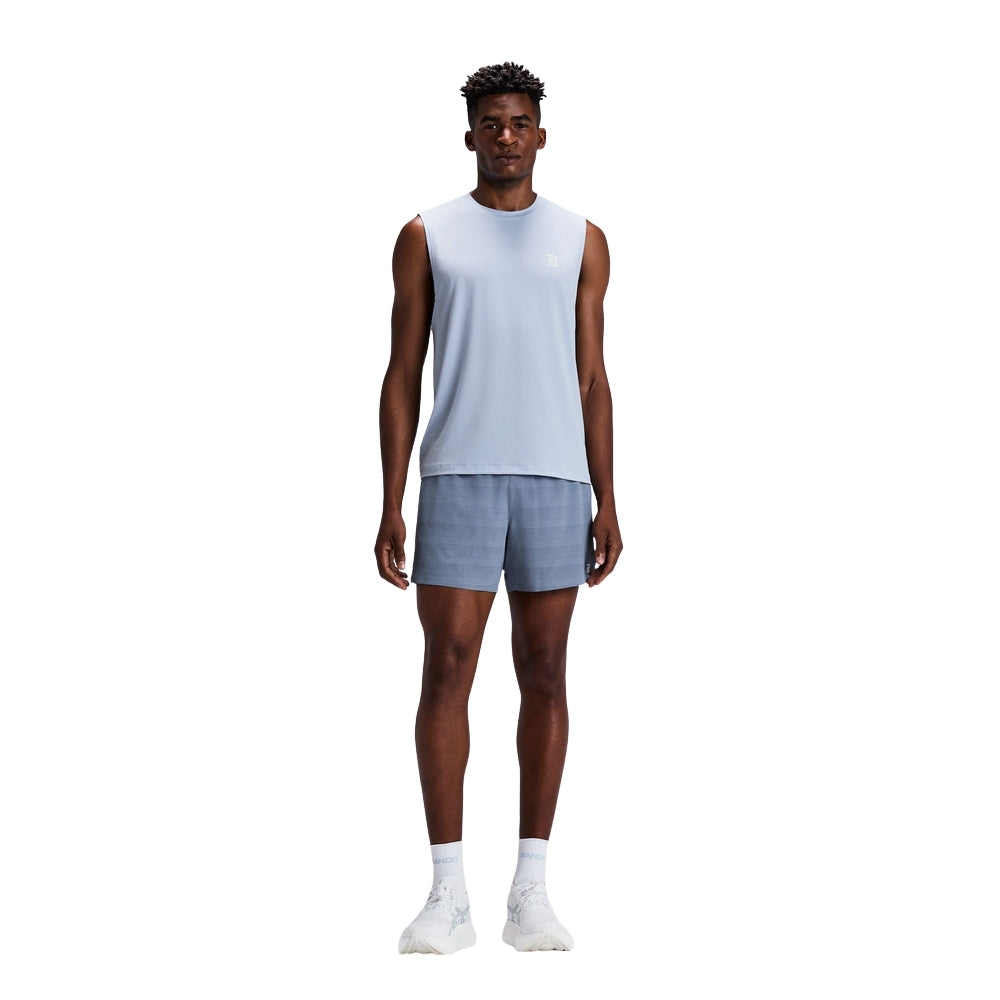 Bandit Running Men's Micromesh Run Tank - BlackToe Running#colour_pavilion-blue