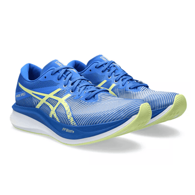 Asics Men's Magic Speed 3 Men's Shoes - BlackToe Running#colour_illusion-blue-glow-yellow