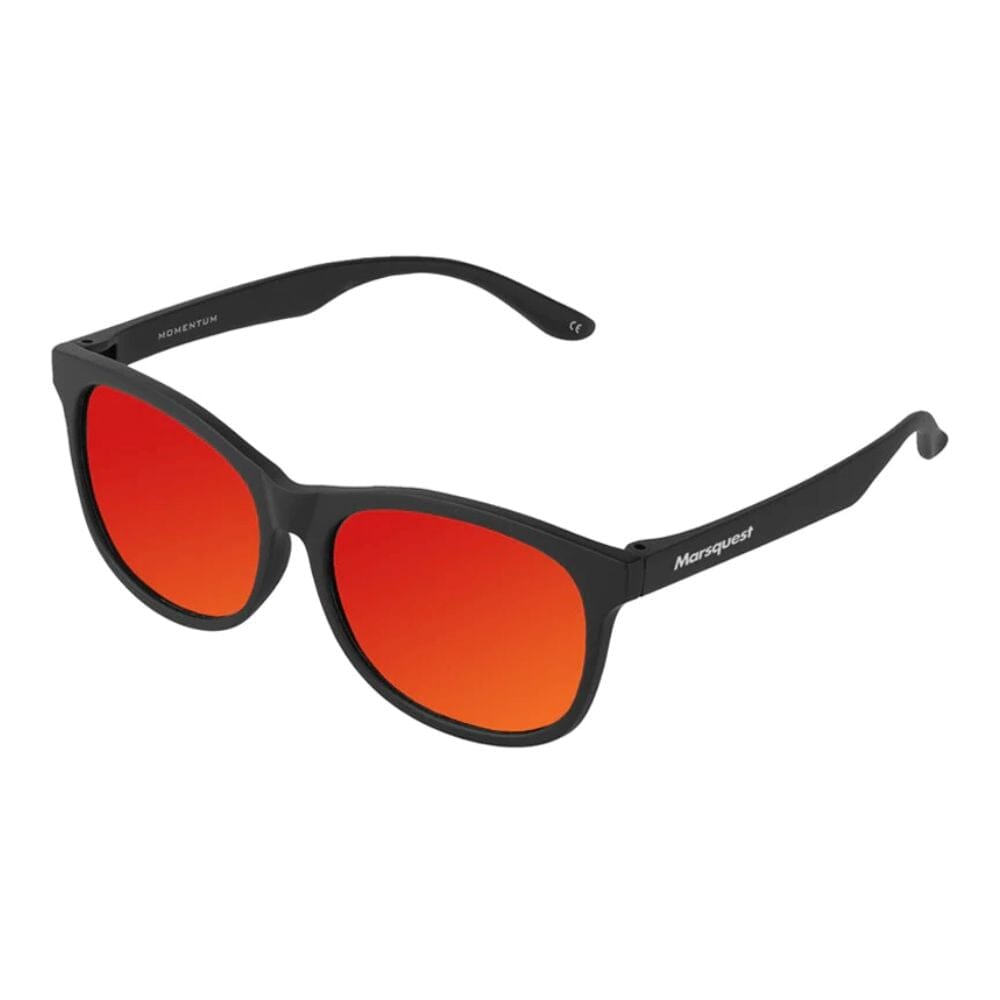 Marsquest Momentum Sunglasses - Carbon Black & Neon Red - BlackToe Running