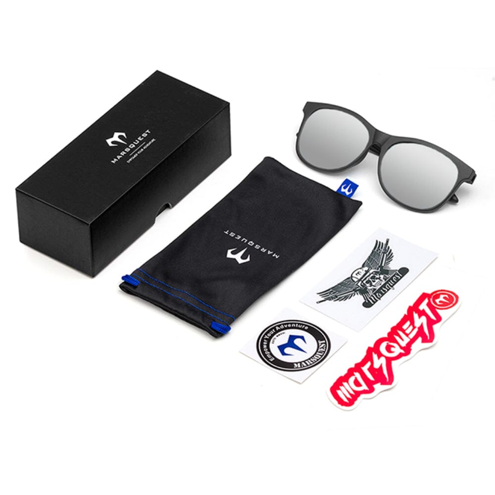 Marsquest Momentum Sunglasses - Carbon Black & Silver - BlackToe Running