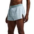 Bandit Running Men's CoolGrid™ 3" Split Short - BlackToe Running#colour_uneven-horizontal-gradient-lagoon-mist