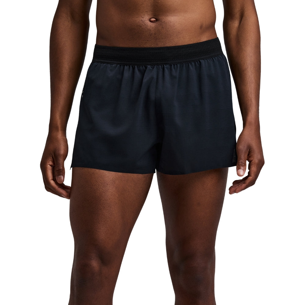Bandit Running Men's CoolGrid™ 3" Split Short - BlackToe Running