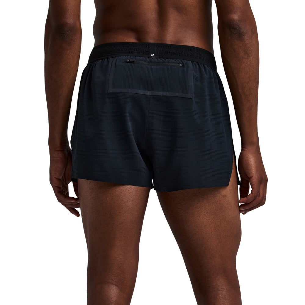 Bandit Running Men's CoolGrid™ 3" Split Short - BlackToe Running