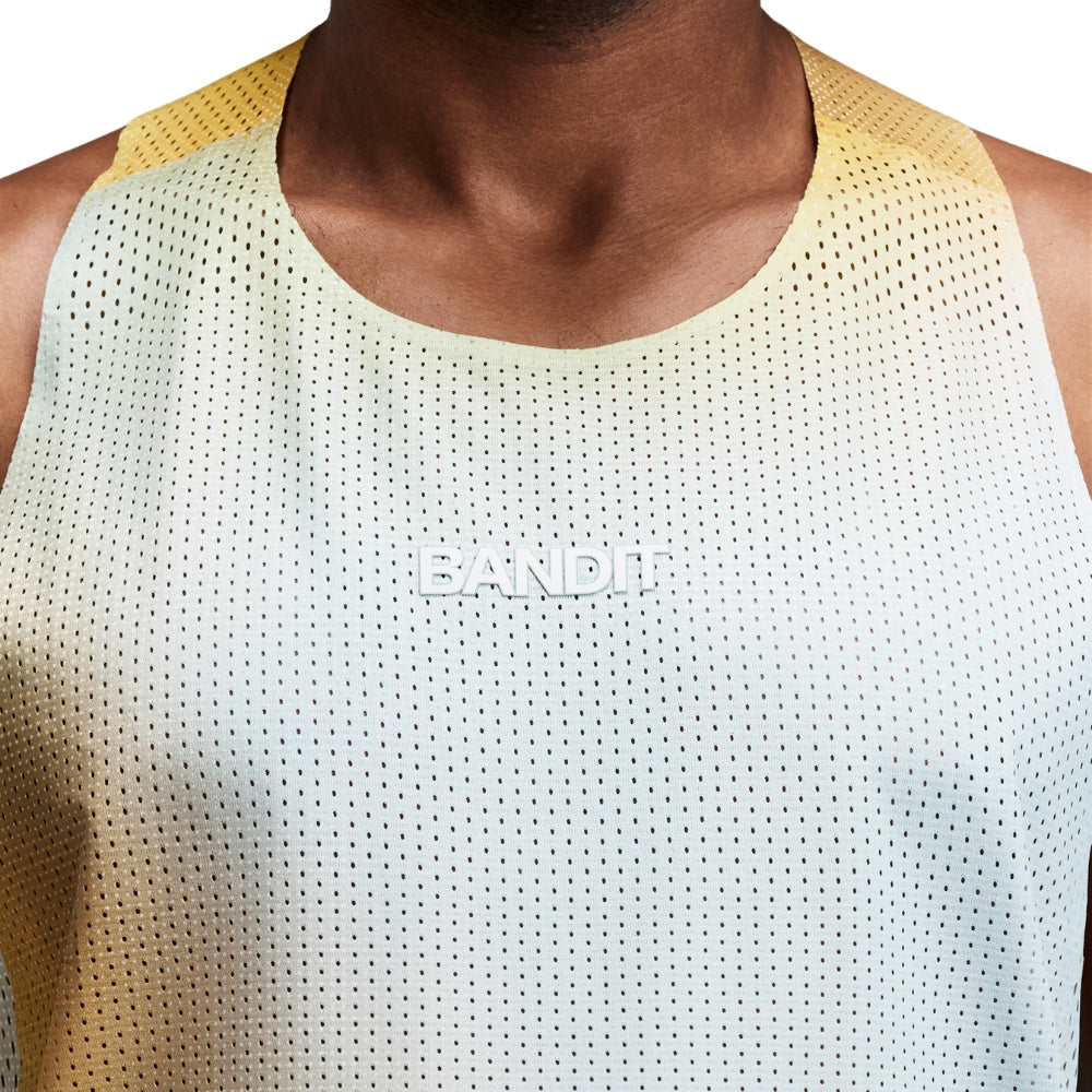 Bandit Running Men's Shredder™ Race Singlet with Flopack™ - BlackToe Running