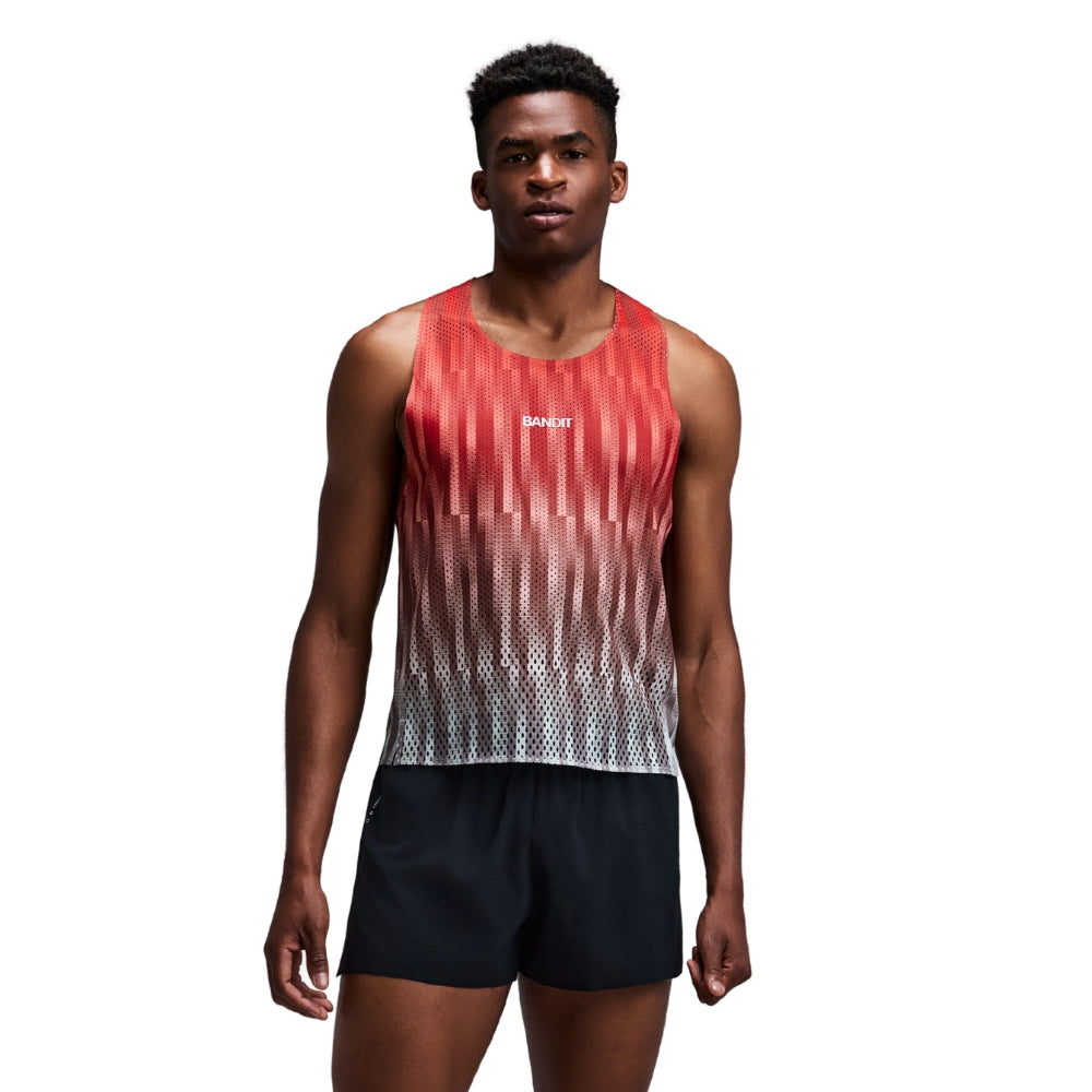 Bandit Running Men's Shredder™ Shorty Race Singlet - BlackToe Running