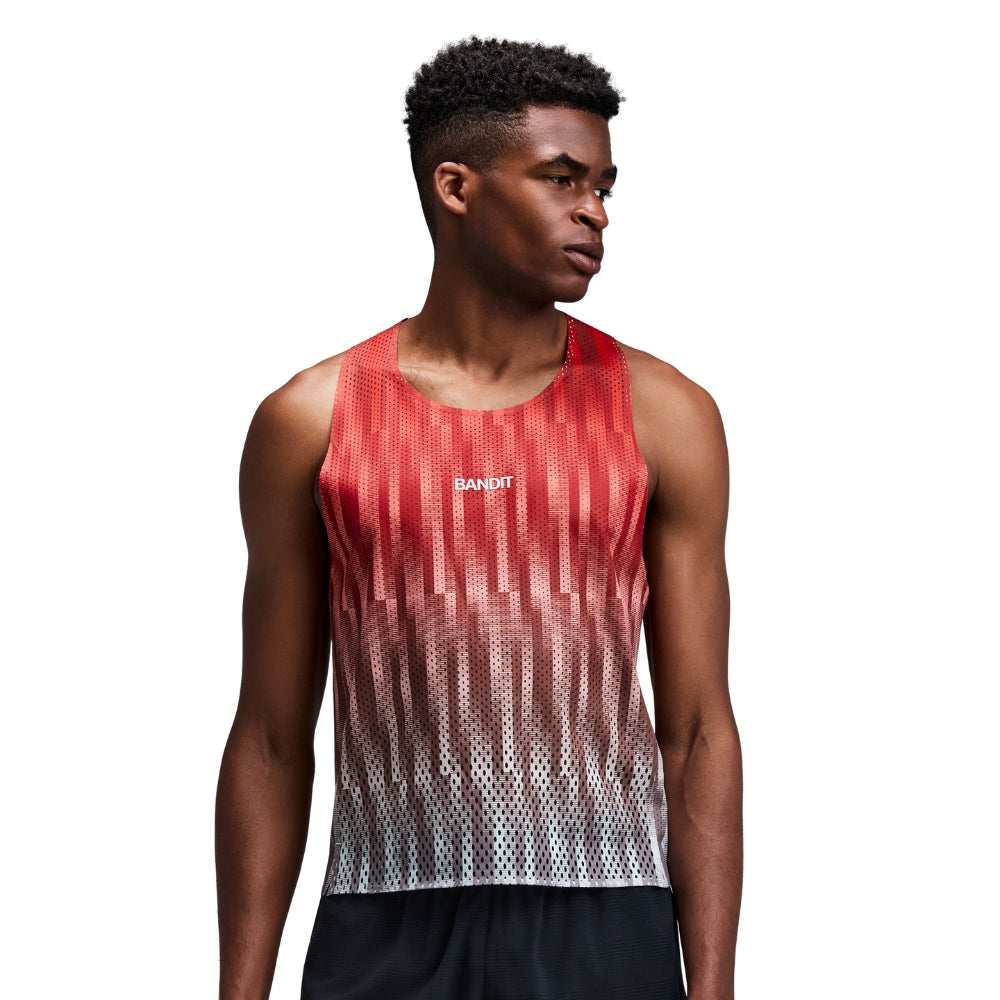Bandit Running Men's Shredder™ Shorty Race Singlet - BlackToe Running