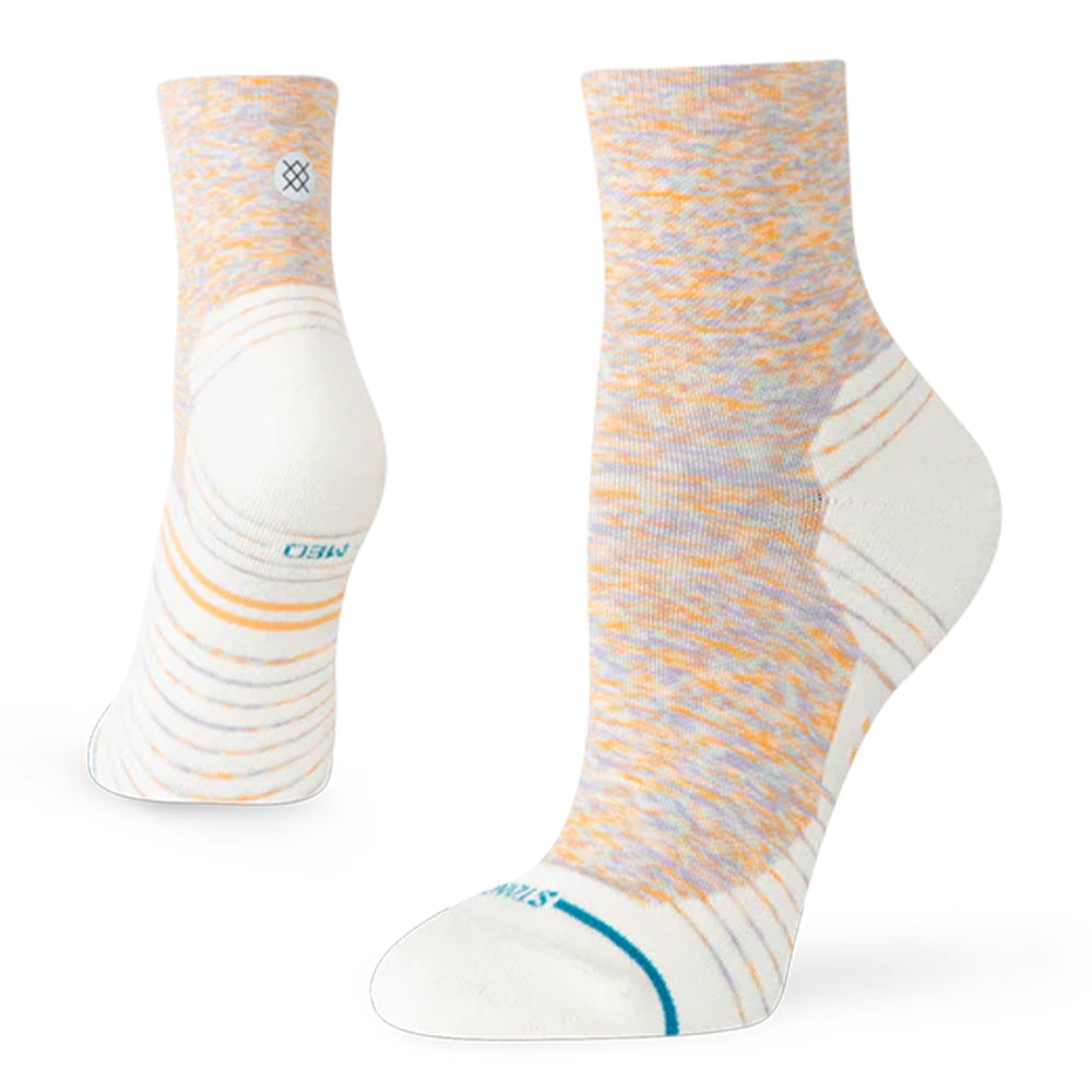 Stance Women's Marshy Light Cushion Quarter Socks - BlackToe Running