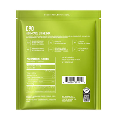 Neversecond C90 High Carb Drink Mix - BlackToe Running#flavour_citrus