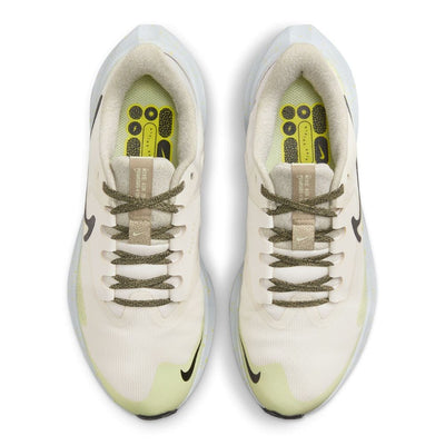 Nike Women's Air Zoom Pegasus 39 Shield Women's Shoes - BlackToe Running#colour_pale-ivory-neutral-olive-luminous-green-black