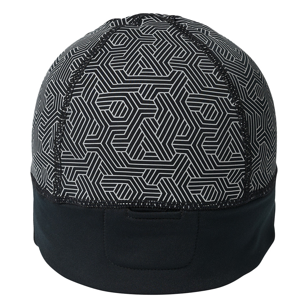 Nathan Hypernight Reflective Beanie 2 - BlackToe Running#colour_black